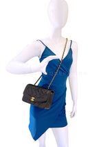 Chanel 1994 Vintage Black Small Diana Bag Lambskin 24k GHW VTN