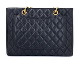 Pristine Chanel 2011 Black Caviar Grand Shopper Tote GST Bag GHW R1K