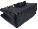 Pristine Chanel 2011 Black Caviar Grand Shopper Tote GST Bag GHW R1K