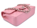 Chanel 2004 Sakura Pink Caviar Medium Classic Double Flap Bag SHW 7ZW