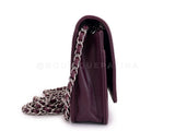 Chanel Burgundy Caviar Timeless Wallet on Chain WOC Flap Bag SHW 6C7