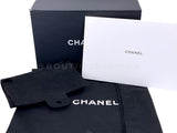 Chanel 24P Pearl Chain Square Mini Flap Bag GHW Black 9YV
