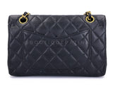 Chanel 1997 Vintage Black Caviar Small Classic Double Flap Bag 24k GHW 9TI