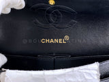 Chanel 1997 Vintage Black Caviar Small Classic Double Flap Bag 24k GHW 9TI