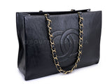 Chanel 2020 Shiny Glazed Calfskin Patent Timeless Shopper Tote Bag Large GHW QME