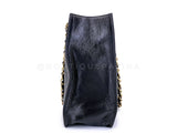 Chanel 2020 Shiny Glazed Calfskin Patent Timeless Shopper Tote Bag Large GHW QME