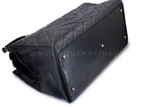 Chanel 2003 Vintage Black Caviar Supermodel Weekender XXL GST Travel Tote Bag 501