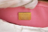 Chanel 24C Venice Beach Raffia Straw Pink Mini Flap Bag GHW SPU