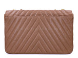 Chanel 1994 Vintage Taupe Beige Caviar Chevron Maxi "Jumbo XL" Classic Flap Bag 24k GHW KM5
