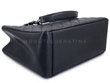 Chanel 2014 Black Caviar Grand Shopper Tote GST Bag SHW KH9