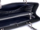 Chanel 2014 Black Caviar Grand Shopper Tote GST Bag SHW KH9