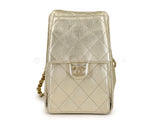 Chanel Metallic Gold Caviar 25 Small Hobo Tote Bag Small GHW 44G