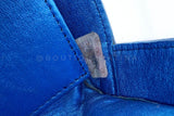 Rare Chanel 1995 "Barbie Collection" Metallic Blue Clear Tote Bag 24k GHW SD5