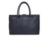 Chanel 2010 Large Black Executive Cerf Shopper Tote Bag GHW YUP