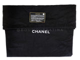Chanel 2010 Large Black Executive Cerf Shopper Tote Bag GHW YUP