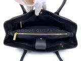 Chanel Large Black Executive Cerf Shopper Tote Bag GHW YUP