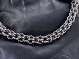 Chanel 2007 Vintage Black Chunky Soft and Chain Hobo Tote Bag RHW X8W