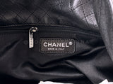 Chanel 2007 Vintage Black Chunky Soft and Chain Hobo Tote Bag RHW X8W