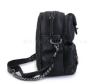 Chanel 2016 Black Rock Airlines Grained Calfskin Multi-Pocket Tote Bag Black RHW TIQ