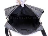 Chanel 2016 Black Rock Airlines Grained Calfskin Multi-Pocket Tote Bag Black RHW TIQ