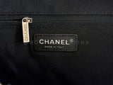 Chanel 2016 Black Rock Airlines Grained Calfskin Multi-Pocket Tote Bag Black RHW TIQ