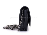Chanel Black Caviar Timeless Wallet on Chain WOC Flap Bag SHW MT3