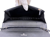 Chanel Black Caviar Timeless Wallet on Chain WOC Flap Bag SHW MT3