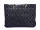 Chanel 2019 Black Caviar Timeless Classic Grand Shopper Tote Bag GHW 0JD