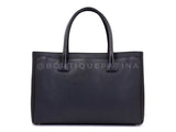 Chanel 2012 Large Black Executive Cerf Shopper Tote Bag GHW YUP