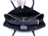 Chanel 2012 Large Black Executive Cerf Shopper Tote Bag GHW YUP