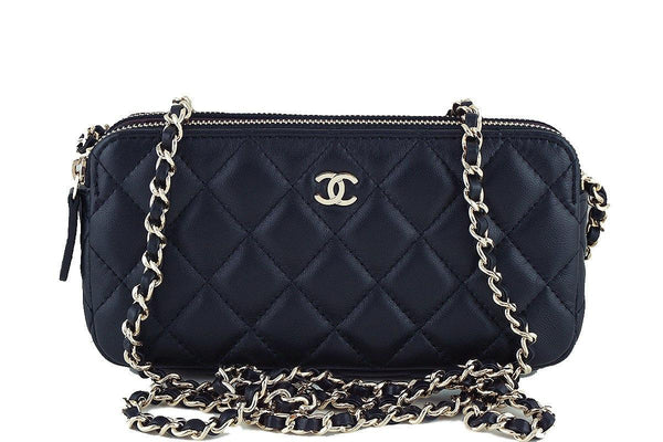 NWT 16B Chanel Black Mini Camera Case Wallet on Chain WOC Bag - Boutique Patina
