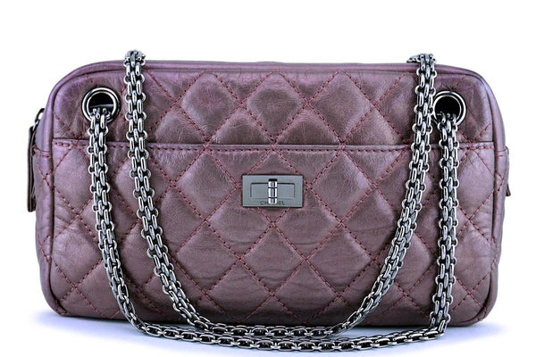 Chanel Lavender Pink Classic 2.55 Reissue Camera Case Bag - Boutique Patina