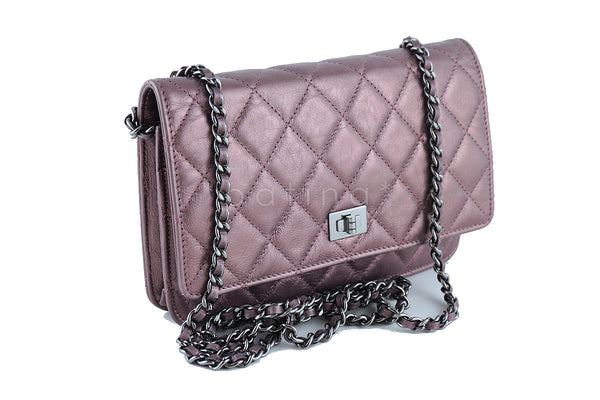 Chanel Metallic Rose Classic Reissue WOC Wallet on Chain Bag - Boutique Patina