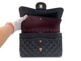 Chanel Black Jumbo Classic Flap Bag Caviar Double GHW FO4