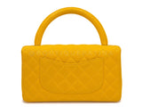 Chanel Vintage Caviar Kelly Bag Canary Yellow Parent 1997 Flap 24k GHW