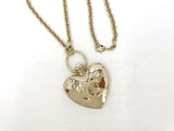 Chanel Giant Heart Locket Necklace 22C Pendant