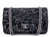 Chanel Paris-Shanghai Studded CC Flap Bag 2010 Black Medium Classic Pudong