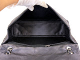 Chanel 2009 Vintage Black Caviar Soft Maxi Classic Flap Bag SHW AYW