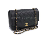 Chanel 1994 Vintage Black Caviar Medium Diana Flap Bag 24k GHW 21Z
