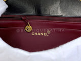 Chanel Medium Diana Bag Vintage Black Lambskin 24k GHW Flap 1994 F1D