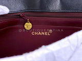 Chanel 1995 Vintage Black Lambskin Medium Diana Flap Bag 24k GHW F1D