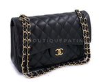 Chanel Black Jumbo Classic Double Flap Bag GHW Lambskin PU9