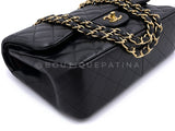 Chanel Black Jumbo Classic Double Flap Bag GHW Lambskin PU9