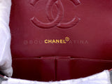 Chanel 1992 Vintage Black Medium Classic Double Flap Bag 24k GHW Lambskin 0O3