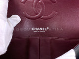 Chanel 2006 Vintage Black Lambskin Medium Classic Double Flap Bag SHW 2LS