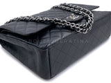 Chanel 2011 Vintage Black Caviar Maxi Double Flap Bag SHW