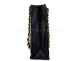 Chanel Vintage Black Chunky Chain Classic Tote Bag 24k GHW AO8