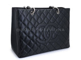 Chanel Vintage GST Black Caviar Grand Shopper Tote SHW 5I2