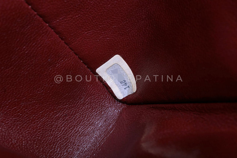 Chanel 1990 Vintage Black Lambskin Small Classic Double Flap Bag 24k GHW AGE