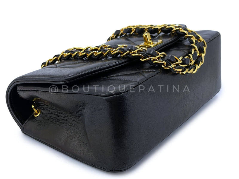 Pristine Chanel Vintage 1994 Small Black Diana Flap Bag 24k GHW